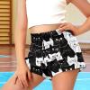 Epaihaiy Cute Cat Girls Athletic Shorts Summer Cute Clothes Size 3-4 Comfy Flowy Shorts with Pocket Sport Gym Workout Shorts Kids High Waisted Activewear view 3