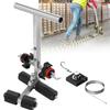 AUTUMFLATGAO Basketball Court Marking Kit, Playing Field Line Striping Machines, Court Line Tape Applicator, with Drawing Circle Kit, for Concrete, Asphalt, Road Warning view 1