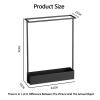 Tennis Racket Storage Rack,Floor-Standing Badminton Racket Organizer Holder, Metal Gym Organizer,No Assembly Required for Schools Clubs Stadium Workout Room Garage view 2