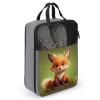 NHYDSPQ Travel Shoe Bag,Cute Little Fox Print Shoe Bag,portable Organizer Shoe Pouch Be Used for Travel And Daily Storage, style view 3