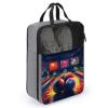Travel Shoe Bag,Bowling Balls Print Shoe Bag,portable Organizer Shoe Pouch Be Used for Travel And Daily Storage view 3