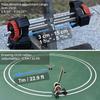 AUTUMFLATGAO Playing Field Line Striping Machines, with Drawing Circle Kit, Floor Tape Applicator, Marking Kit for Driveway, Asphalt or Concrete, Basketball Courts, Road Warning view 2