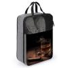 NHYDSPQ Travel Shoe Bag,Cigar & Whiskey Print Shoe Bag,portable Organizer Shoe Pouch Be Used for Travel And Daily Storage, style view 3