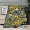 BTHRRW Football Blanket Fan Gifts for Men Women Sport Throw Blanket Football Style Merch Gear 60"x50" Cozy Sofa Bed. view 3