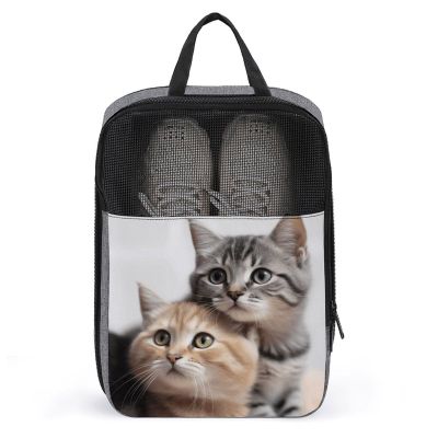 Travel Shoe Bag,Cats Print Shoe Bag,portable Organizer Shoe Pouch Be Used for Travel And Daily Storage