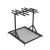 Tennis Racket Storage Rack, Badminton Racket Organizer Holder Trolley, BadmintonRacket Holder Wheels,Saving Space, for Tennis Racket Badminton Racket Badminton Sports Bags Badminton Bucket view 1