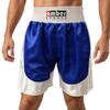 Amber Fight Gear Polyester Boxing Trunks Blue/White, Large view 1