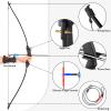 DAUPAN Kids Bow and Arrow Set, 45" Youth Bow and Arrow Archery Set, Bow and Arrow for Kids 8-12 12-14, Longbow Archery Set - Gift for Beginner Archers view 3