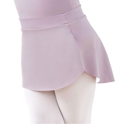 Avrigir Purple Short Big Girls Ballet Skirts Pull on Opaque Mini Dance Skirt with Split