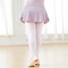 Avrigir Purple Short Big Girls Ballet Skirts Pull on Opaque Mini Dance Skirt with Split view 3