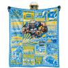 BTHRRW Football Blanket Fan Gifts for Men Women Football Team Color Merch Gear 60"x50" Sport Blanket Sofa Bed Couch view 1