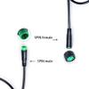 Dytebeply 2X Electric Bicycle Ebike 5 Pin Male to Male Display Extension Cable Connector for Mid Motor BBS01/BBS02/, black view 4