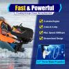 2.6KW Outboard Motor 2 Stroke 3.6 HP, Gasoline Boat Engine Motor Manual Start 52CC Single Cylinder Outboard Engine Motor with CDI Ignition System and Half Water-Cooling, Half Air-Cooling System view 2