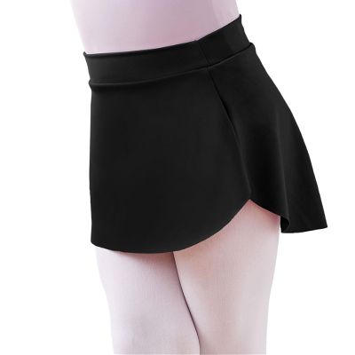 Black Girls Ballet Skirts Pull on Short Mini Dance Skirt for Leotards