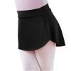 Black Girls Ballet Skirts Pull on Short Mini Dance Skirt for Leotards view 1