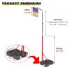 yinjieUS Portable Vertical Jump Trainer, Adjustable Jump Measuring Device, Stand-Alone Volleyball Training Equipment, Stable Base view 3