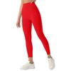 Leggings with Pockets for Women High Waisted Tummy Control Yoga Pants for Workout Running No Front Seam Dark Red view 2