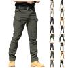 Baggy Tactical Pants for Men Lightweight Relaxed Fit Cargo Camo Hiking Pants Waterproof Work Pant Multi Pockets Cargo Light Weight Work Pant for Men Waterproof Stretch view 1