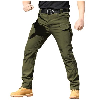 Flex Ripstop Tactical Pants Men Stretch Ourdoor Cargo Hiking Pants Waterproof Work Pant Construction Multi Pockets Camouflage Flex Ripstop Mens Flexcamo - Tactical Waterproof Pant Stretch
