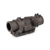 Tactical Gen3 RifleScope 1-4x Fixed Dual Field of View Red Illumination Scope Sight for Hunting,Brown view 1