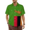 Adugen Origei Hawaiian Shirt Zambia Flag Short Sleeve Shirts Men Print Short Sleeve Shirts Men Plus Size 3XL view 1
