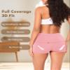 BAMBOO COOL Women's Boyshort Panties Seamless High Waist Underwear Stretchy Moisture Wicking Boxer Briefs for Ladies 5 Pack view 4