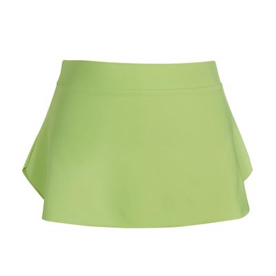 Avrigir Green Opaque Little Girls Ballet Skirts Pull on Short Mini Dance Skirt for Kids