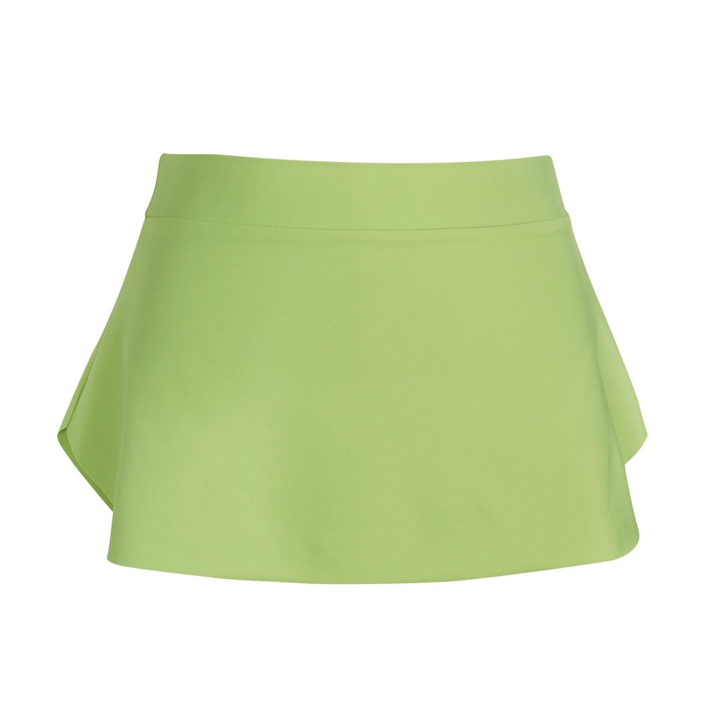 Avrigir Green Opaque Little Girls Ballet Skirts Pull on Short Mini Dance Skirt for Kids