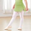 Avrigir Green Opaque Little Girls Ballet Skirts Pull on Short Mini Dance Skirt for Kids view 3