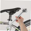 Gogogmee Seat Post Construction for Mountain and Road Seatpost Comfortable Riding Easy to Install Bike Accessory Silver view 2