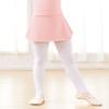 Avrigir Pink Short Big Girls Ballet Skirts Pull on Opaque Mini Dance Skirt with Split view 2
