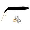 Kayak Canoe Sun Shade Canopy,Ripstop Oxford Cloth with Storage Bag, Awning Canopy for Inflatable Boat,Kayak,Fishing,Outdoor(BLACK) view 1