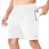 NORTHYARD Men's Athletic Running Shorts Quick Dry Lightweight Zip Pockets view 2