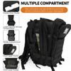 gracedon Military Tactical Backpack for Men and Women Army Camping Daypack Bug out Bag 45l Asault Pack for Travel Hiking (Black) view 2