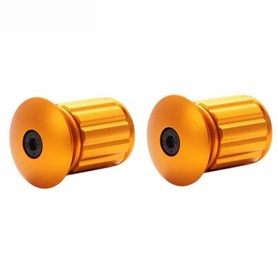 FOTAERU Handlebar End Plugs - Expanding, 1 Pair Aluminum Handlebar Bike Bar Ends for Road, Mountain, BMX, MTB Bicycle - 2 Set Plug or Cap for Bike Bars