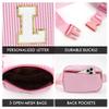 YOOLIFE Initial Crossbody Bag | Fanny Pack Birthday Gifts for Daughter Sister Friends | Gifts for Teen Girls | Personalized Gift for Women | Belt Bag Fanny Pack Trend Stuff Pink H view 4