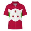 Adugen Origei Hawaiian Shirt Burundi Flag Short Sleeve Shirts Men Print Short Sleeve Shirts Men Plus Size 2XL view 4