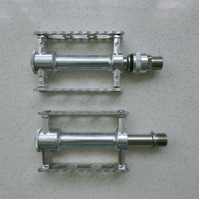 Folding Bike Silver Pedals 9/16 inch esy Pedal Compatible with Brompton Pedals Quick Release Left