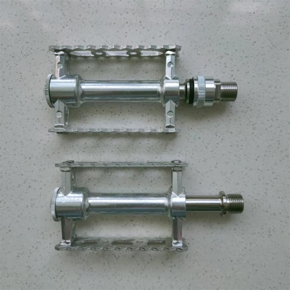 Folding Bike Silver Pedals 9/16 inch esy Pedal Compatible with Brompton Pedals Quick Release Left