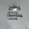 Folding Bike Silver Pedals 9/16 inch esy Pedal Compatible with Brompton Pedals Quick Release Left view 2