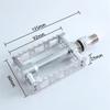 Folding Bike Silver Pedals 9/16 inch esy Pedal Compatible with Brompton Pedals Quick Release Left view 3