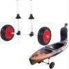 YXCUSAM Kayak Trolley, Universal Two Wheel Aluminum Transport Trailer with Adjustable Width Crossbars for Surfboard, Paddleboard Transport view 1
