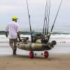 YXCUSAM Kayak Trolley, Universal Two Wheel Aluminum Transport Trailer with Adjustable Width Crossbars for Surfboard, Paddleboard Transport view 2