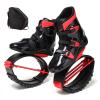 CYHTYM Kangaroo Jump Shoes Black and Red Sports Moon Shoelace Backpack, Suitable for 23-27cm Feet, Fitness Jump Boots(XX-Large) view 1