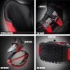CYHTYM Kangaroo Jump Shoes Black and Red Sports Moon Shoelace Backpack, Suitable for 23-27cm Feet, Fitness Jump Boots(XX-Large) view 4