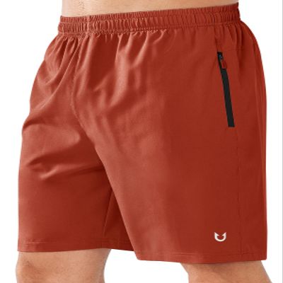 NORTHYARD Men's Athletic Running Shorts Quick Dry Workout Shorts Lightweight Sports Gym Basketball 7"/ 9"/ 5" Tennis Hiking Exercise REDCLAY-7 inches L