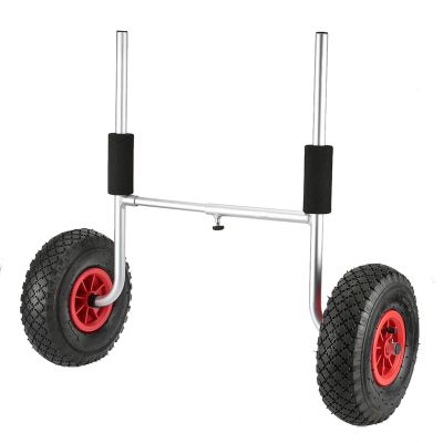 YXCUSAM Kayak Cart, Foldable Surfboard Transport Cart, Universal Two Wheel Carrier Cart for Surfing, Fishing
