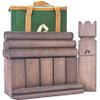 ApudArmis Kubb Yard Game Set, Viking Chess Outdoor Clash Toss Yard Game with Carrying Case - Rubber Wooden Backyard Lawn Games Set for Teenagers Adults Family(Brown) view 1