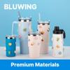 Bluwing 20 Pcs 3D Stickers for Stanley Cups, Water Bottles and Tumblers, Stickers for Girls and Adults,Waterproof Stickers for Hydroflask, YETI(Style 3 view 4