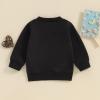 ZAXARRA Mommy and Me Matching Outfits Long Sleeve Crewneck Pullover Tops Mama Sweatshirt Mama and Mini Clothes (Black,Baby,12-18 Months) view 4